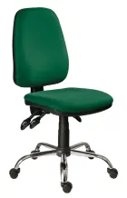 333 ASYN/CR židle kancelářská, látka BO BONDAI BN15 (7008) - látka tyrkysová zeleň